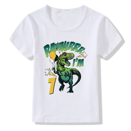 Children's T-shirt Numbers 1-9 Birthday T-shirt - Tiff's Treasures