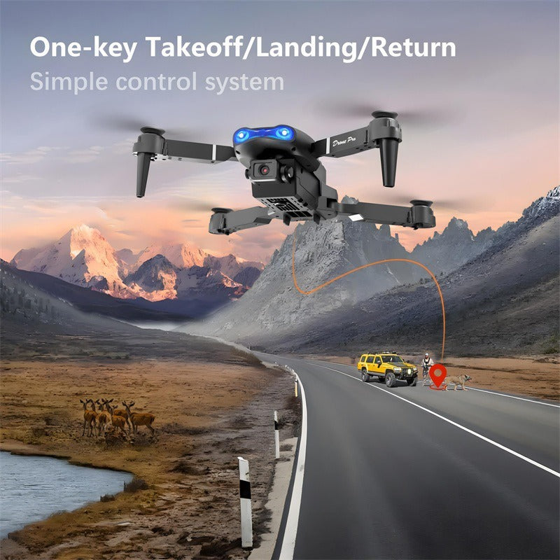 The E99 Dual-camera Drone With Two Batteries Has The Function Of Altitude Hold Mode. - Tiff's Treasures