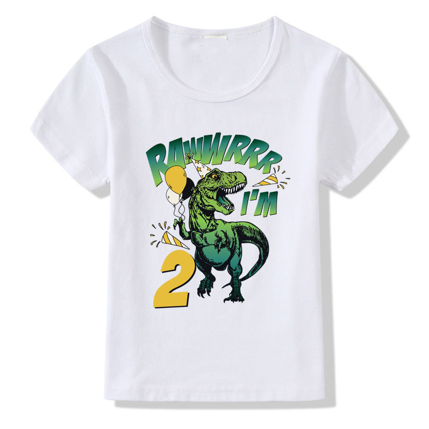 Children's T-shirt Numbers 1-9 Birthday T-shirt - Tiff's Treasures