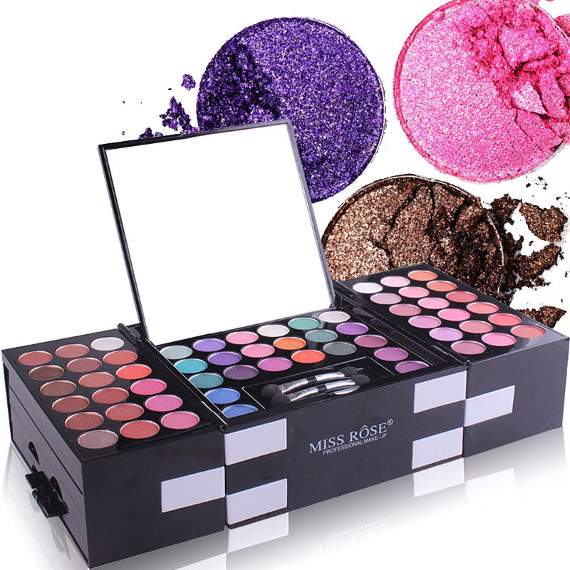 MISS ROSE 144 color 3 color 3 Color Eyeshadow blush eyebrow makeup makeup makeup kit special wholesale - Tiff's Treasures