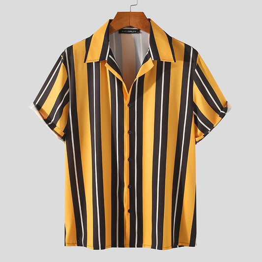Soft Shirts For Men Shirt Mens Summer Streetwear Casual - Tiff's Treasures