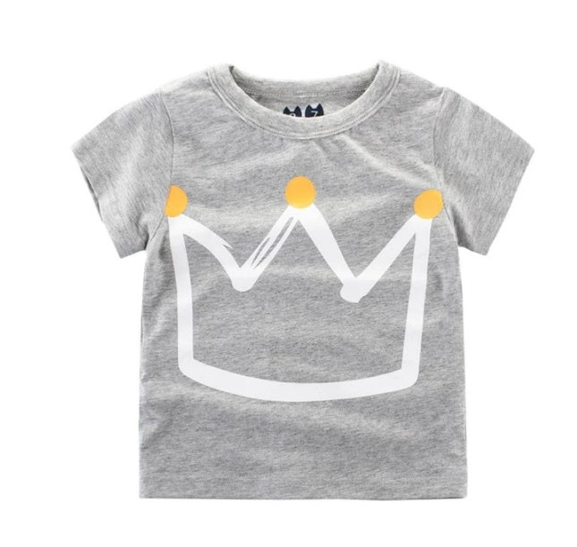 Boys Cotton T-shirt & Children's Short Sleeves - Tiff's Treasures