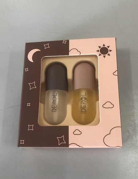 Day Night Instant Volume Lip Plumper Oil Clear Lasting Nourishing Repairing Reduce Lip Fine Line Care Lip Beauty Cosmetic - Tiff's Treasures