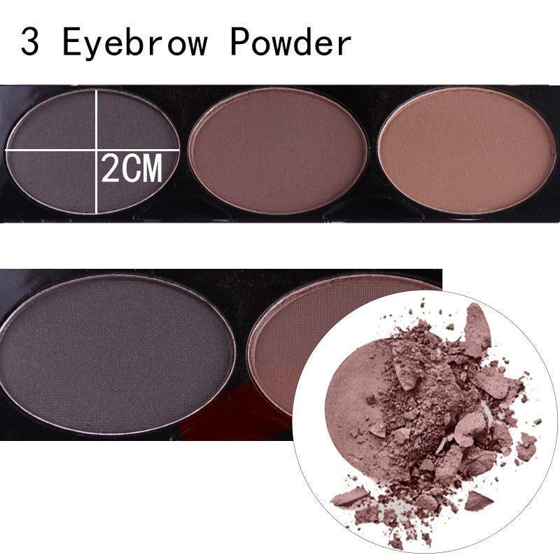 MISS ROSE 144 color 3 color 3 Color Eyeshadow blush eyebrow makeup makeup makeup kit special wholesale - Tiff's Treasures