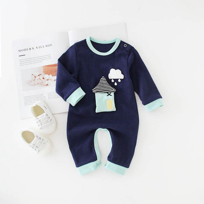 Baby one-piece romper cotton baby - Tiff's Treasures