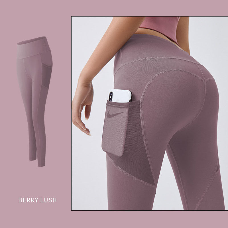 Yoga Pants Women With Pocket Leggings Sport Girl Gym Leggings Women Tummy Control Jogging Tights Female Fitness Pants - Tiff's Treasures
