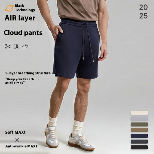 Air Layer Knitted Japanese Sports with Drawstring - Tiff's Treasures