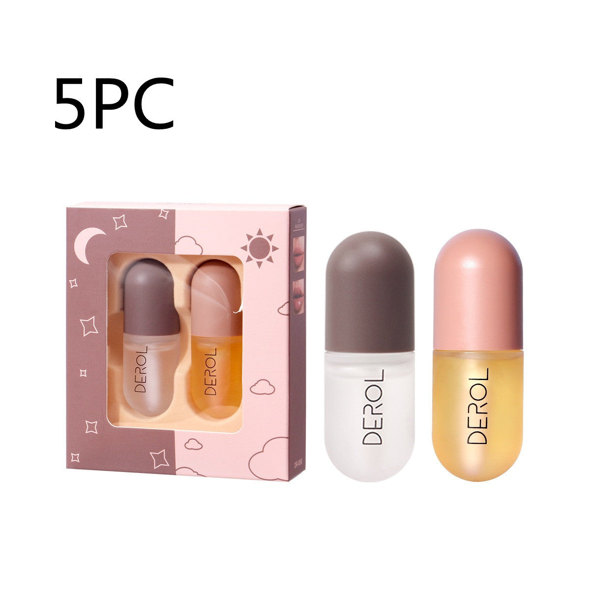 Day Night Instant Volume Lip Plumper Oil Clear Lasting Nourishing Repairing Reduce Lip Fine Line Care Lip Beauty Cosmetic - Tiff's Treasures