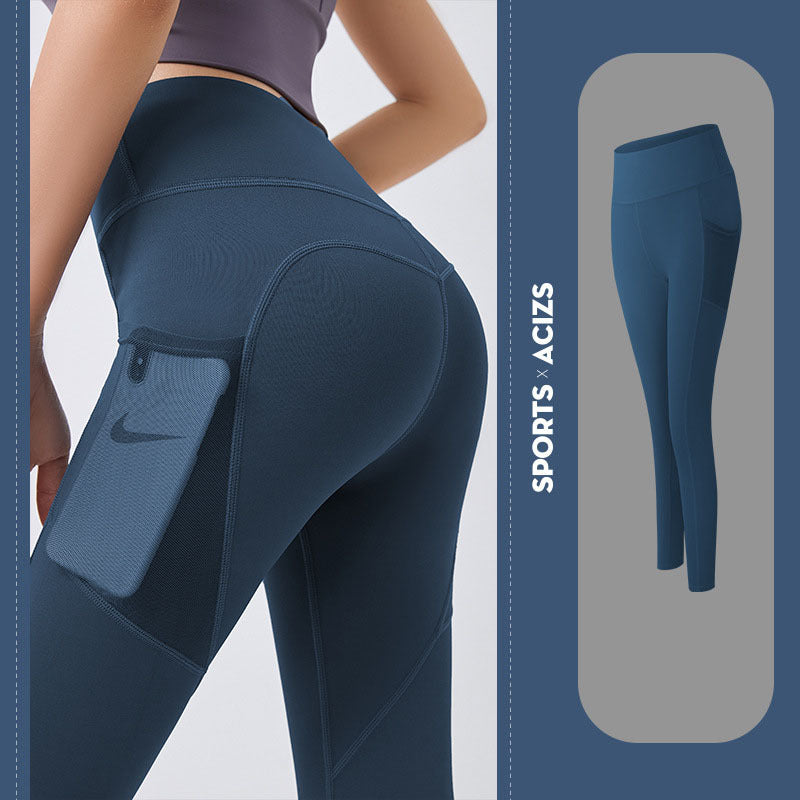 Yoga Pants Women With Pocket Leggings Sport Girl Gym Leggings Women Tummy Control Jogging Tights Female Fitness Pants - Tiff's Treasures