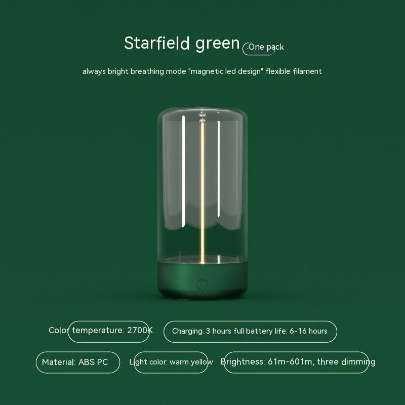 New LED Camping Light Type-c Rechargeable Portable Night Light With High Transparency And Anti Drop Creative Atmosphere Light - Tiff's Treasures