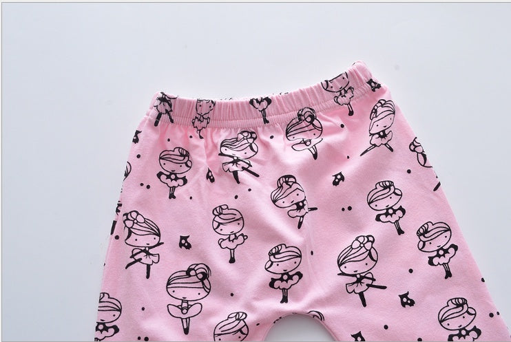 Infant Baby Girls Clothes Daddy's Little Girl T-shirt Cartoon Pants Headband Toddler Outfits Clothing Set - Tiff's Treasures