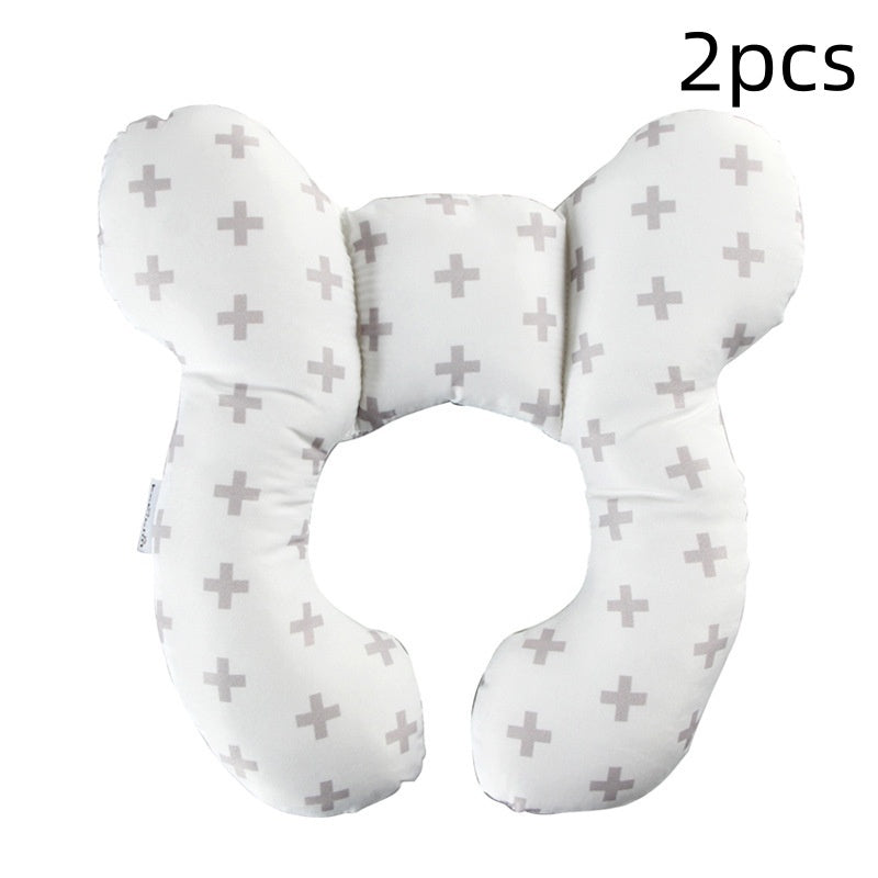 Infant Pillow  Baby Bed  U-Shaped Safety Seat  Neck Guard  Fixed Stereotyped Stroller Pillow - Tiff's Treasures