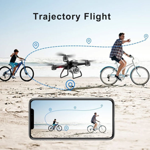 Professional Drone4DRC V14, 6K High-definition Dual Camera Wifi FPV Portable RC Quadcopter 2 Batteries. - Tiff's Treasures
