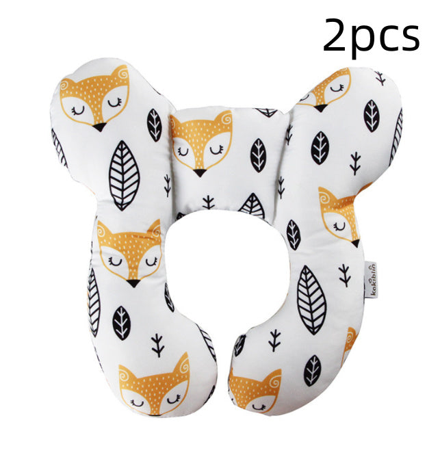 Infant Pillow  Baby Bed  U-Shaped Safety Seat  Neck Guard  Fixed Stereotyped Stroller Pillow - Tiff's Treasures