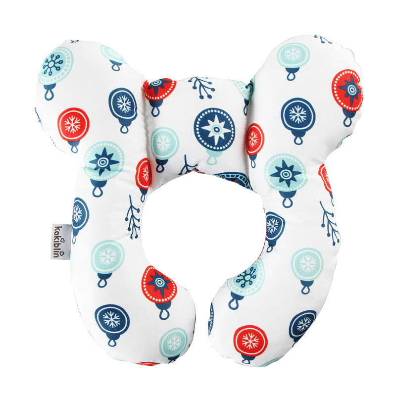 Infant Pillow  Baby Bed  U-Shaped Safety Seat  Neck Guard  Fixed Stereotyped Stroller Pillow - Tiff's Treasures