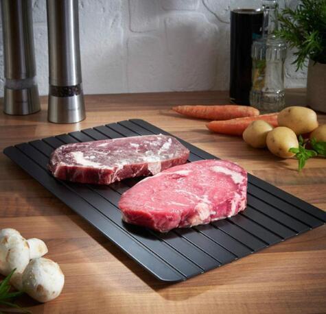Fast Defrosting Tray Thaw  Kitchen Quick Aluminum Thaw Plate - Tiff's Treasures