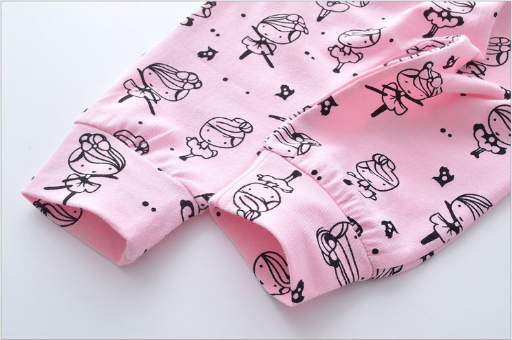 Infant Baby Girls Clothes Daddy's Little Girl T-shirt Cartoon Pants Headband Toddler Outfits Clothing Set - Tiff's Treasures