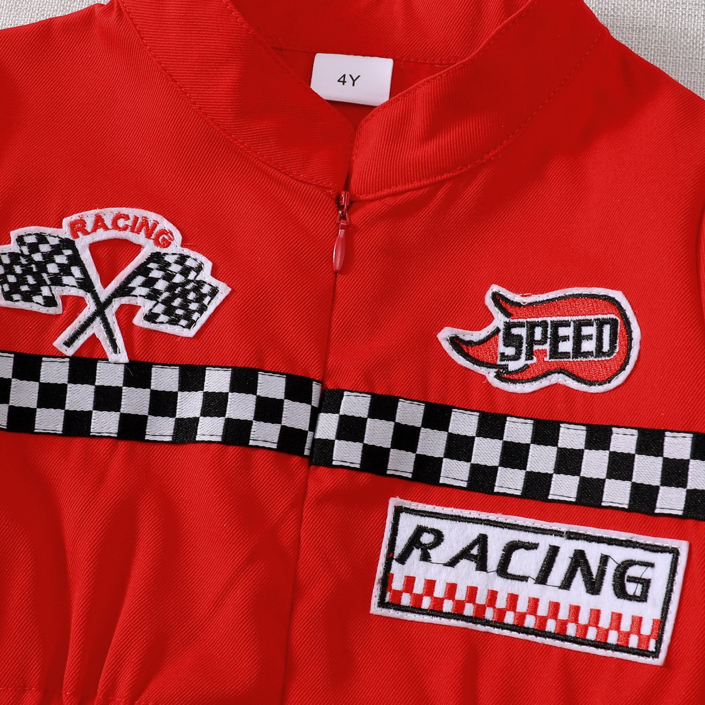 Toddler Girls Boys Racing Driver Jumpsuit, Racer Outfit, Halloween Christmas Carnival Party Race Car Driver Clothing Set - Tiff's Treasures