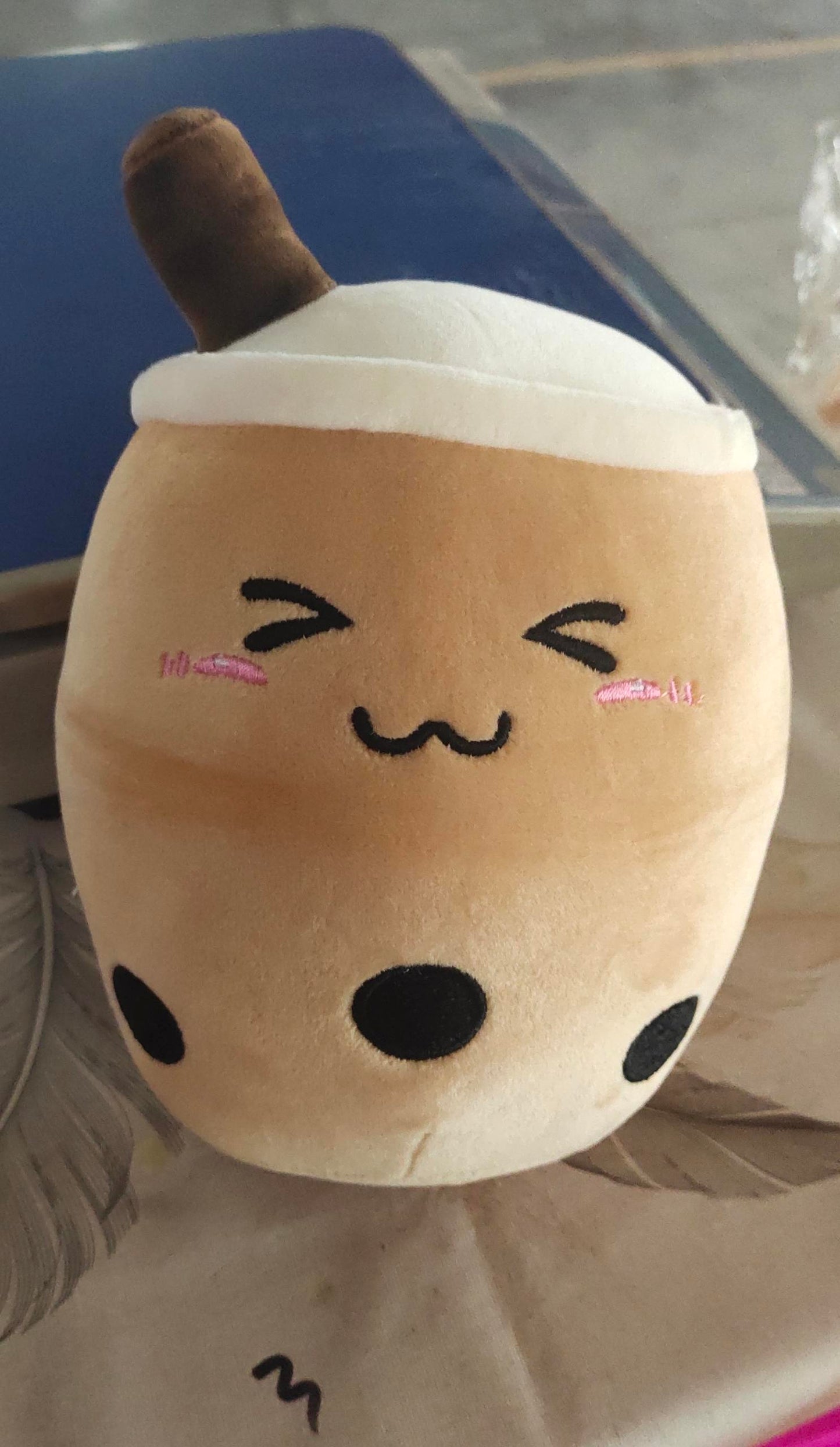 Cute Fruit Drink Plush Stuffed Soft Strawberry Milk Tea Plush Boba Tea Cup Toy Bubble Tea Pillow Cushion Kids Gift - Tiff's Treasures