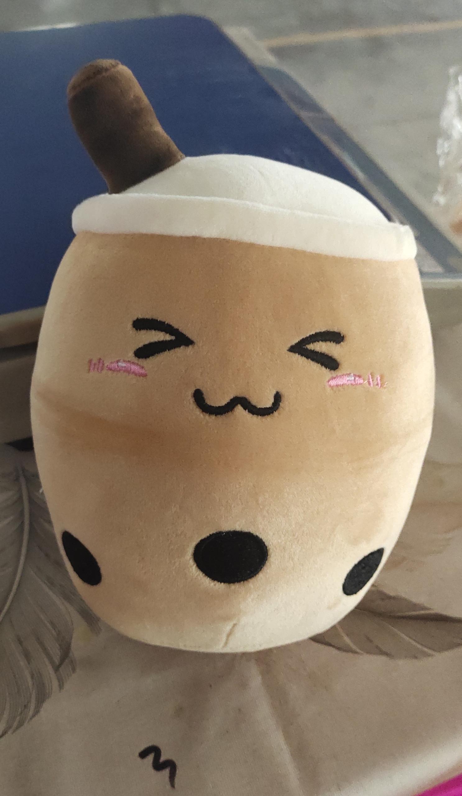 Cute Fruit Drink Plush Stuffed Soft Strawberry Milk Tea Plush Boba Tea Cup Toy Bubble Tea Pillow Cushion Kids Gift - Tiff's Treasures