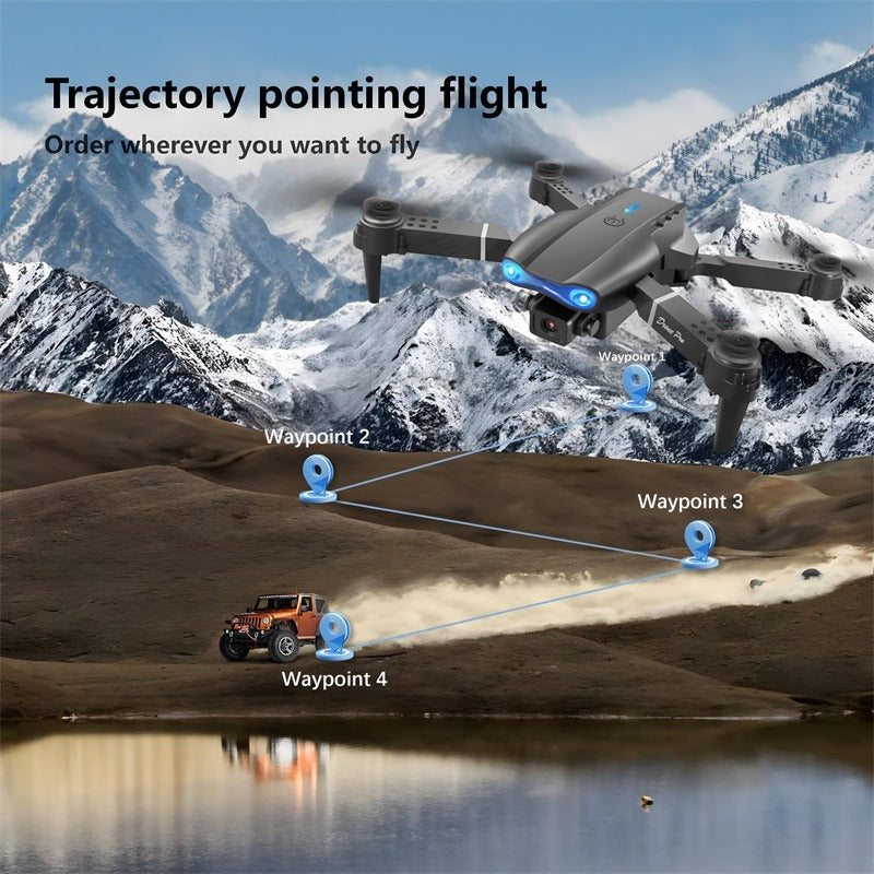 The E99 Dual-camera Drone With Two Batteries Has The Function Of Altitude Hold Mode. - Tiff's Treasures