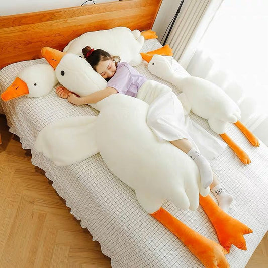 Cute Big White Geese Pillow Plush Toy - Tiff's Treasures