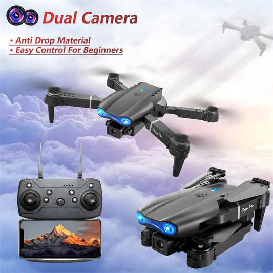 The E99 Dual-camera Drone With Two Batteries Has The Function Of Altitude Hold Mode. - Tiff's Treasures