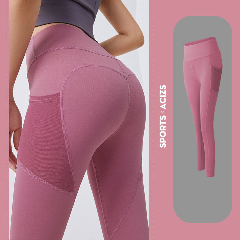 Yoga Pants Women With Pocket Leggings Sport Girl Gym Leggings Women Tummy Control Jogging Tights Female Fitness Pants - Tiff's Treasures