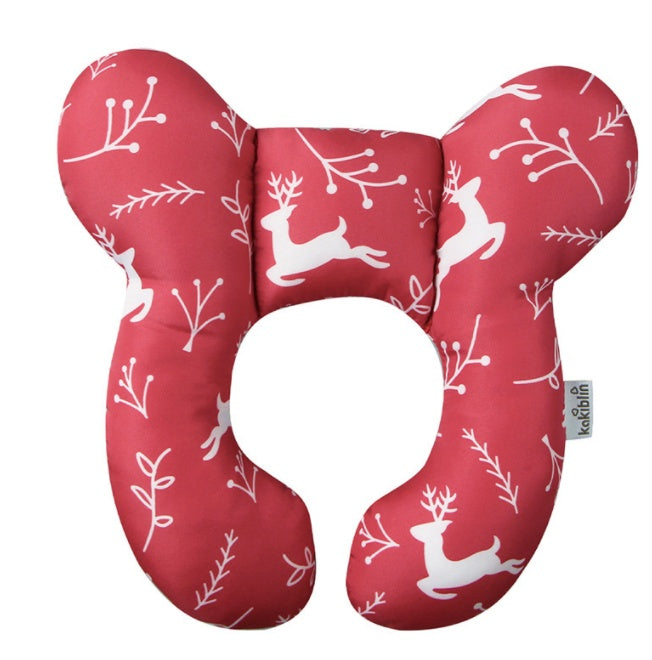 Infant Pillow  Baby Bed  U-Shaped Safety Seat  Neck Guard  Fixed Stereotyped Stroller Pillow - Tiff's Treasures