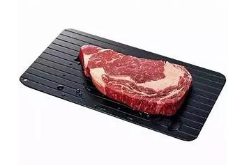 Fast Defrosting Tray Thaw  Kitchen Quick Aluminum Thaw Plate - Tiff's Treasures