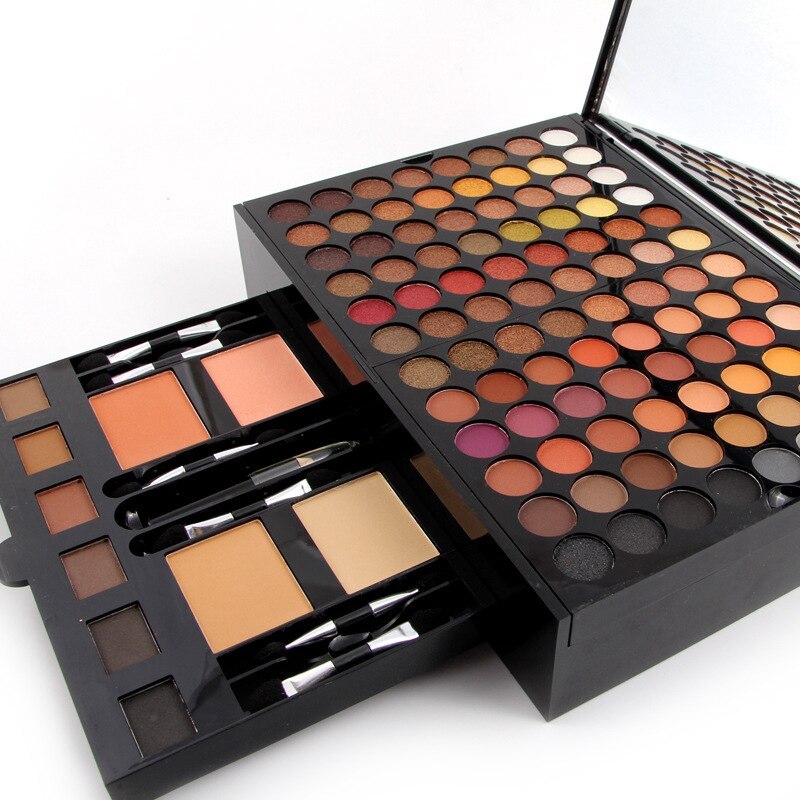 180 Colors Eyes Shadow Blush Set Personalized Piano-shaped Makeup Palette Box - Tiff's Treasures