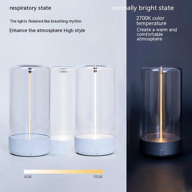 New LED Camping Light Type-c Rechargeable Portable Night Light With High Transparency And Anti Drop Creative Atmosphere Light - Tiff's Treasures
