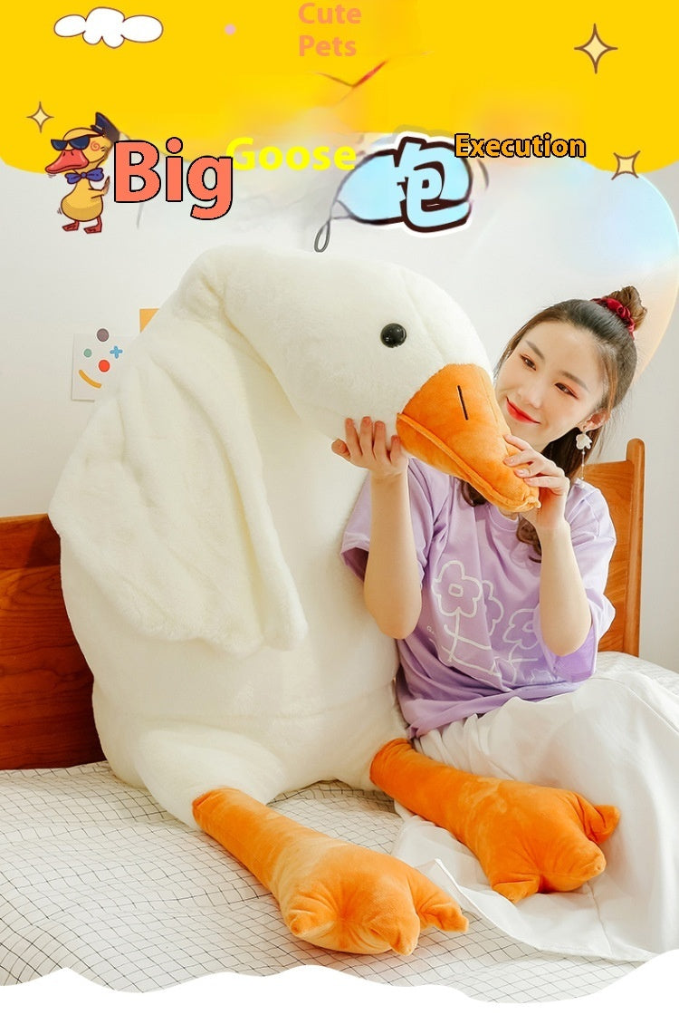 Cute Big White Geese Pillow Plush Toy - Tiff's Treasures