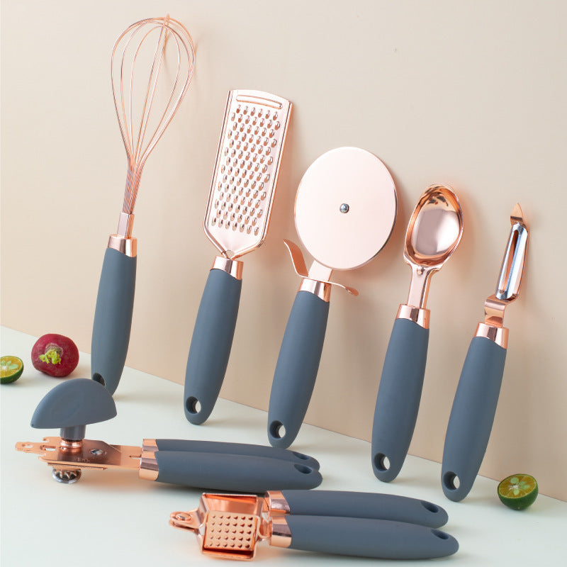 Vegetable Peeler Set, Copper Plated Kitchen Peeling Tools for Fruits & PotatoesKitchen - Tiff's Treasures