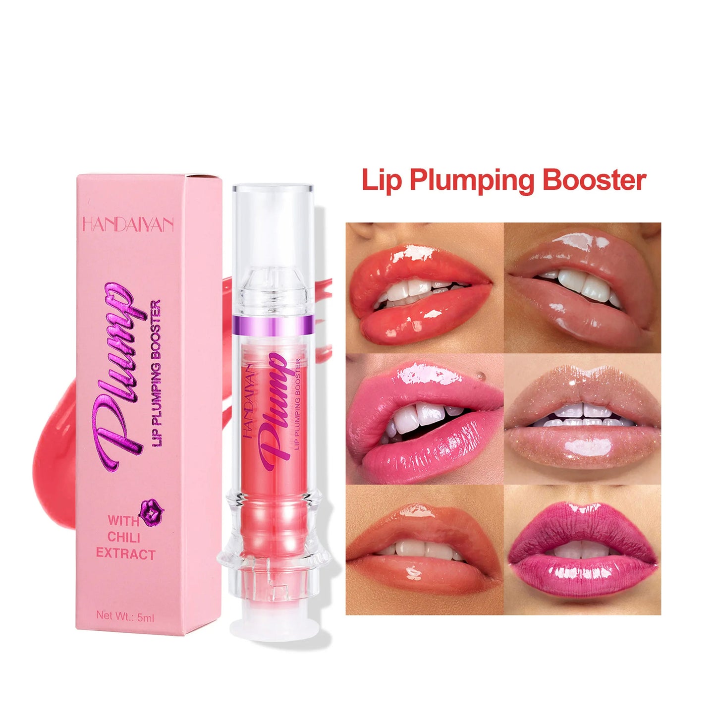New Tube Lip Rich Lip Color Slightly Spicy Lip Honey Lip Glass Mirror Face Lip Mirror Liquid Lipstick - Tiff's Treasures