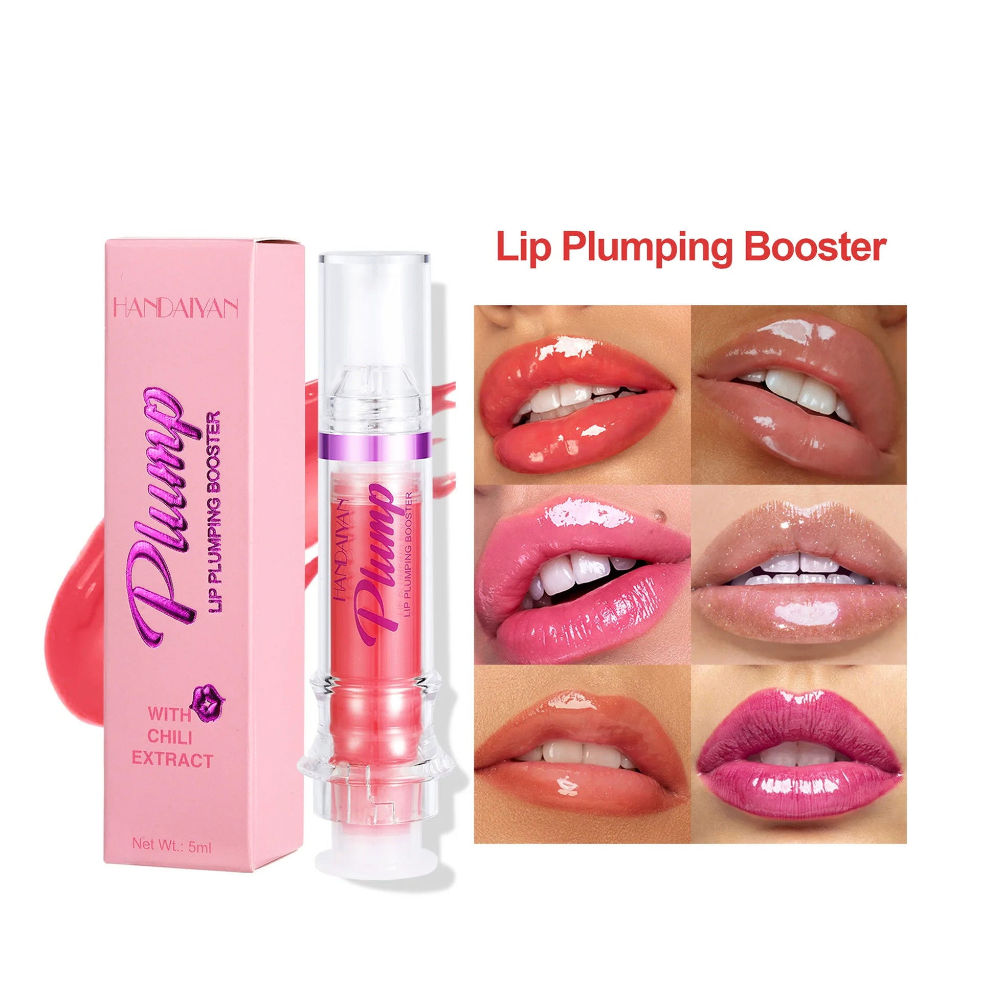 New Tube Lip Rich Lip Color Slightly Spicy Lip Honey Lip Glass Mirror Face Lip Mirror Liquid Lipstick - Tiff's Treasures