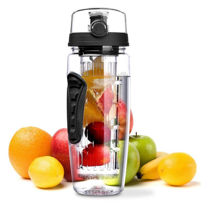 32Oz Fruit Infusing Infuser Water Bottle Water Fruit Bottle BPA Free Plastic Sport Fruit Infuser Water Bottles With Infuser Juice Shaker Drink Bottle Of Water - Tiff's Treasures