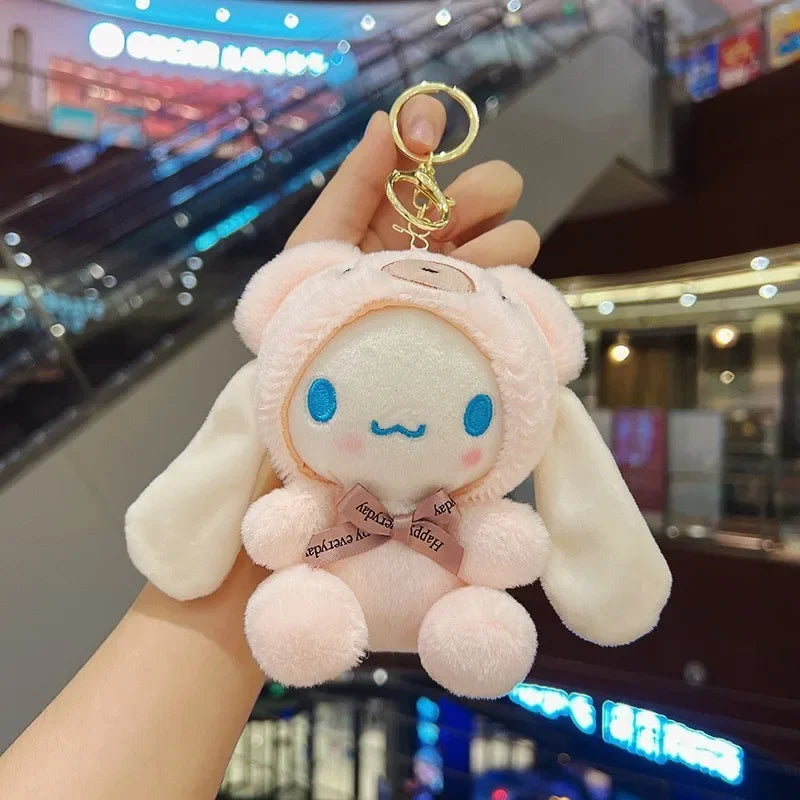 Kawaii Plush Keychain – Cute Mini Stuffed Animal Bag Charm for Kids & Adults - Tiff's Treasures