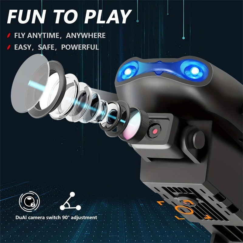 The E99 Dual-camera Drone With Two Batteries Has The Function Of Altitude Hold Mode. - Tiff's Treasures