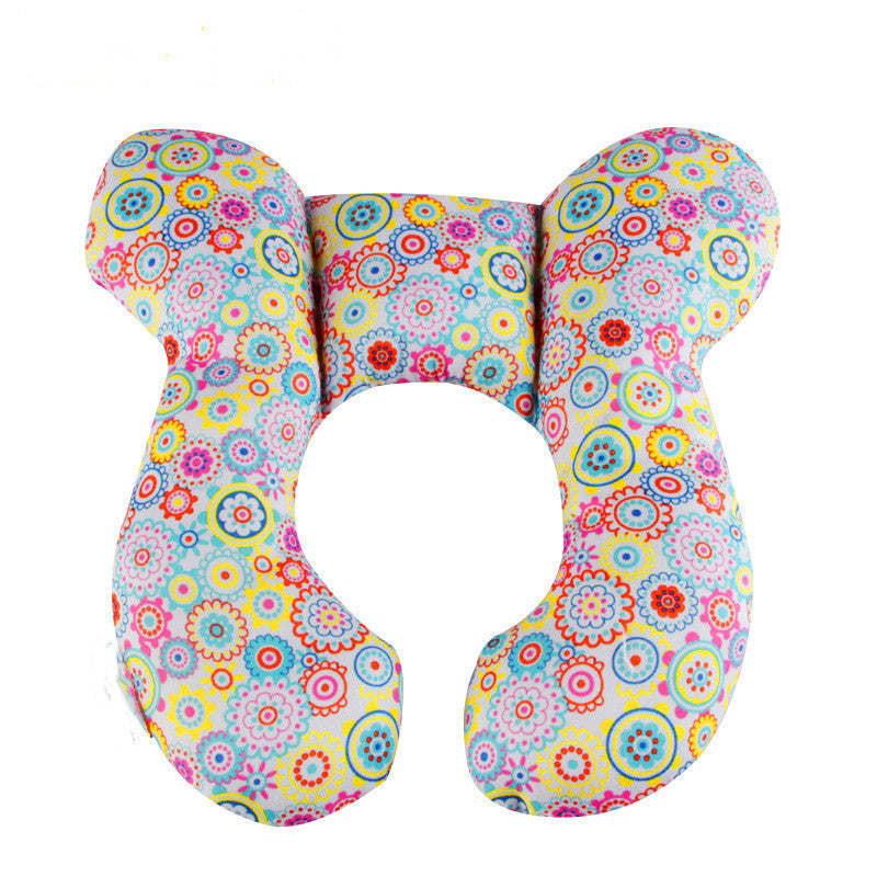 Infant Pillow  Baby Bed  U-Shaped Safety Seat  Neck Guard  Fixed Stereotyped Stroller Pillow - Tiff's Treasures