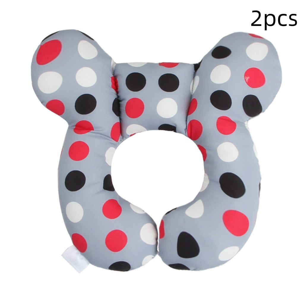 Infant Pillow  Baby Bed  U-Shaped Safety Seat  Neck Guard  Fixed Stereotyped Stroller Pillow - Tiff's Treasures