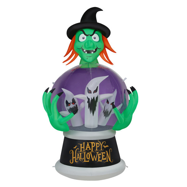 Witch Crystal Ball With LED Lights - Tiff's Treasures
