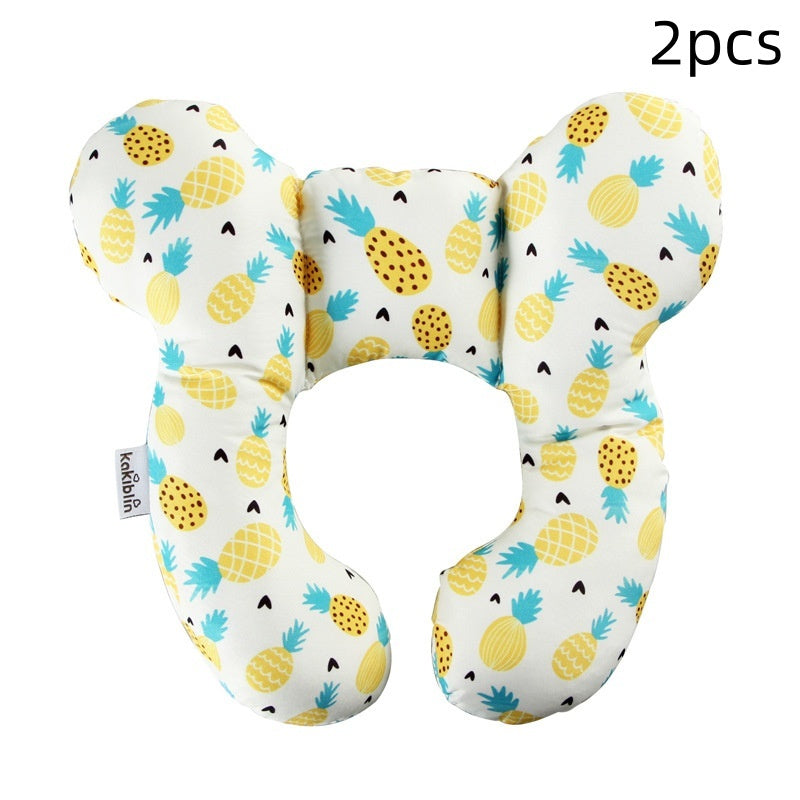 Infant Pillow  Baby Bed  U-Shaped Safety Seat  Neck Guard  Fixed Stereotyped Stroller Pillow - Tiff's Treasures