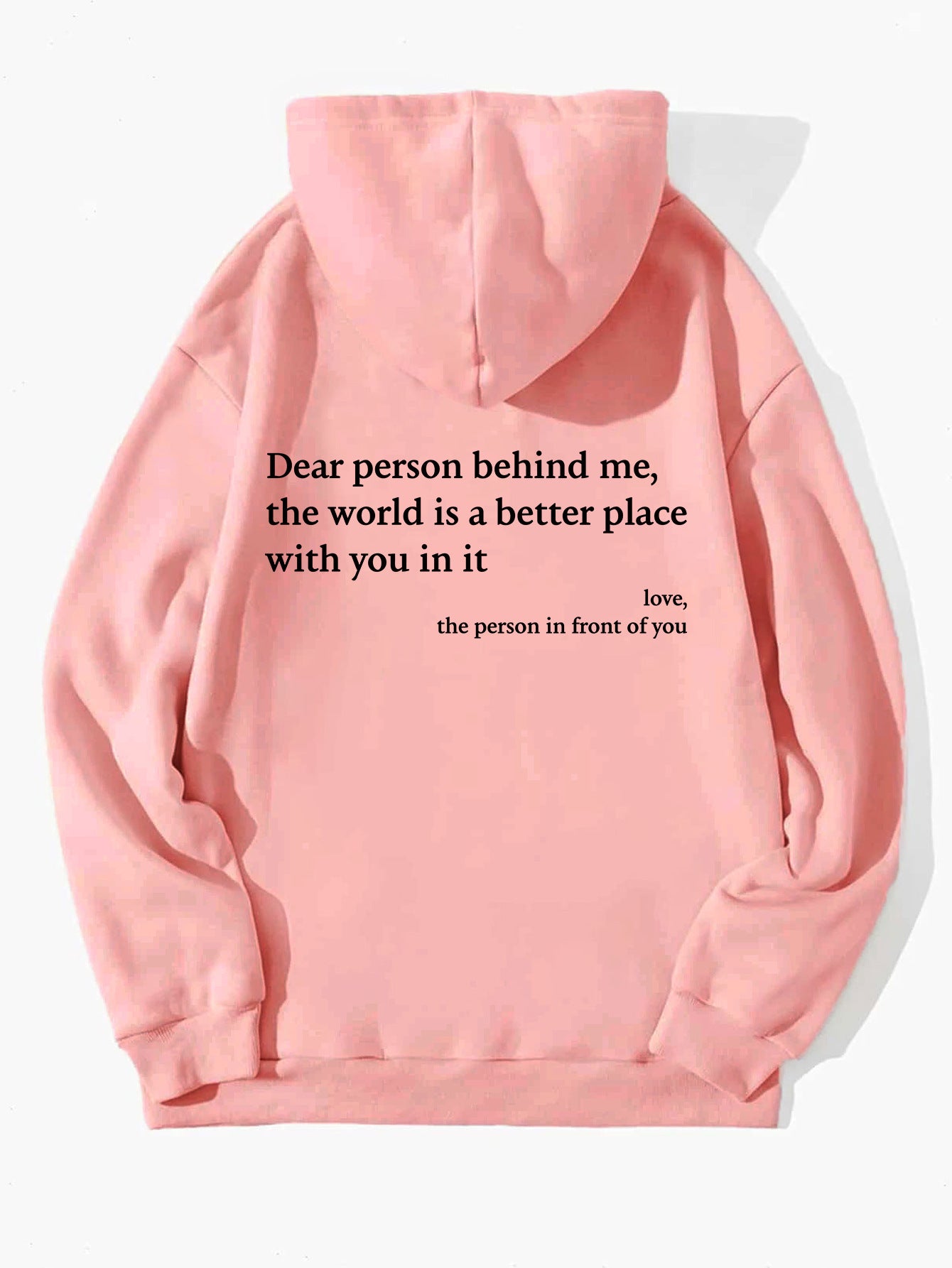 Unisex Plush Hoodie – Dear Person Behind Me - Tiff's Treasures