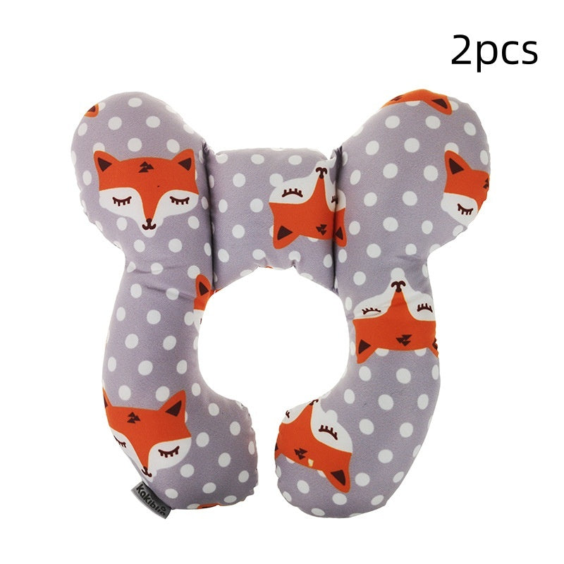 Infant Pillow  Baby Bed  U-Shaped Safety Seat  Neck Guard  Fixed Stereotyped Stroller Pillow - Tiff's Treasures