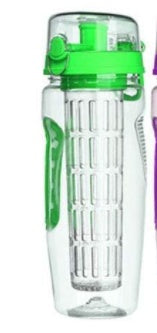 32Oz Fruit Infusing Infuser Water Bottle Water Fruit Bottle BPA Free Plastic Sport Fruit Infuser Water Bottles With Infuser Juice Shaker Drink Bottle Of Water - Tiff's Treasures