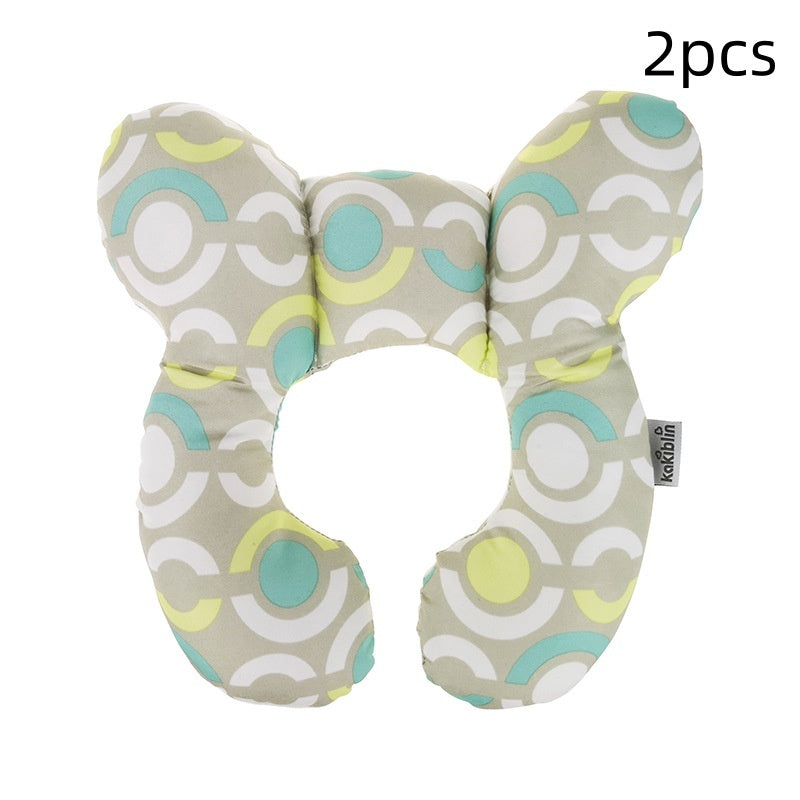 Infant Pillow  Baby Bed  U-Shaped Safety Seat  Neck Guard  Fixed Stereotyped Stroller Pillow - Tiff's Treasures