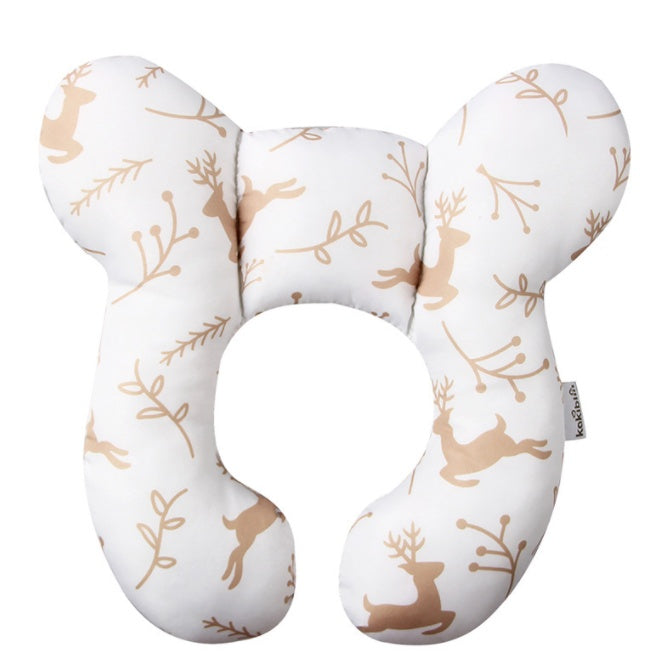 Infant Pillow  Baby Bed  U-Shaped Safety Seat  Neck Guard  Fixed Stereotyped Stroller Pillow - Tiff's Treasures