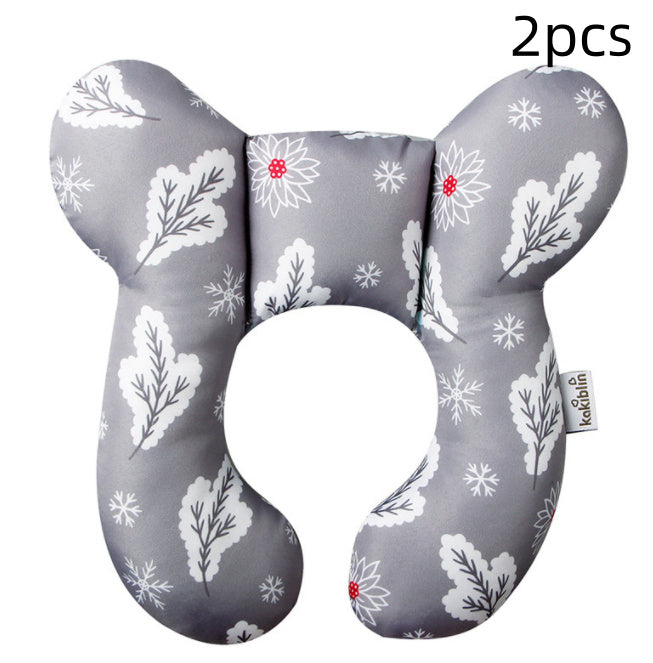 Infant Pillow  Baby Bed  U-Shaped Safety Seat  Neck Guard  Fixed Stereotyped Stroller Pillow - Tiff's Treasures