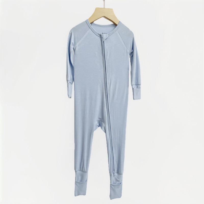 Solid Color Baby's Romper Bamboo Fiber Romper - Tiff's Treasures